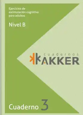 Barato Cuadernos Akker. Ejercicios de estimulación cognitiva para adultos