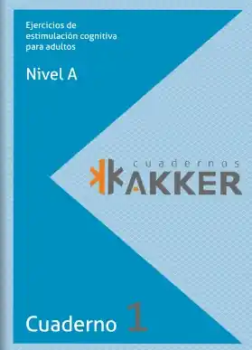 Venta Final Cuadernos Akker. Ejercicios de estimulación cognitiva para adultos
