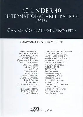 40 under 40 International Arbitration (2018) Certificado