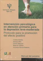Súper Precio Intervención psicológica en atención primaria para la depresión leve-moderada. Manual del paciente